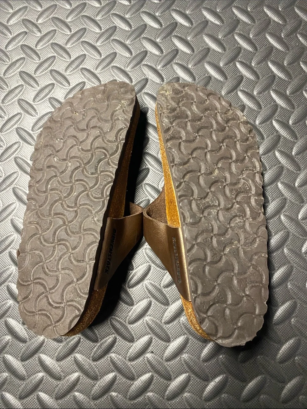 Birkenstock Adria Womens Brown-Copper Oiled Leather Thong Sandals Size 37 US 6 - Picture 3 of 6